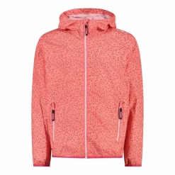 Mädchen Micro gemusterte packable Regenjacke