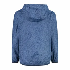 Mädchen Micro gemusterte packable Regenjacke