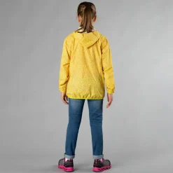 Mädchen Micro gemusterte packable Regenjacke
