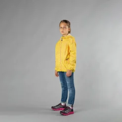 Mädchen Micro gemusterte packable Regenjacke