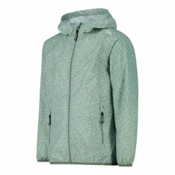 Mädchen Micro gemusterte packable Regenjacke