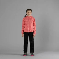 Mädchen Micro gemusterte packable Regenjacke