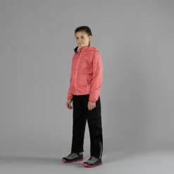 Mädchen Micro gemusterte packable Regenjacke