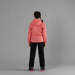 Mädchen Micro gemusterte packable Regenjacke