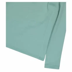 Mädchen Stretch Performance Stehkragenshirt mit kurzem Reißverschluss