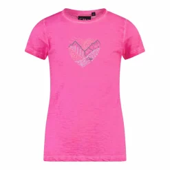 Mädchen T-Shirt aus Baumwoll Slub-Jersey