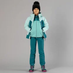 Mädchen-Hose aus Stretch-Polyester