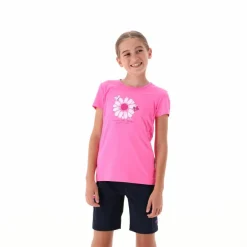 Mädchen-T-Shirt aus Funktionsgewebe mit Print vorne