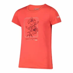 Mädchen-T-Shirt aus Funktionsgewebe mit Print vorne