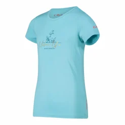 Mädchen-T-Shirt aus Funktionsgewebe mit Print vorne