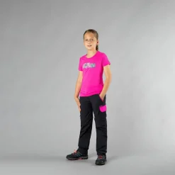 Mädchen-T-Shirt aus Funktionsgewebe mit Print vorne