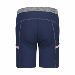 Mädchen-Wanderbermuda aus leichtem Stretch-Polyester