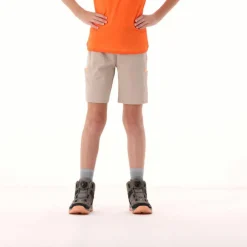 Mädchen-Wanderbermuda aus leichtem Stretch-Polyester