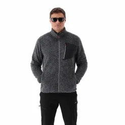Mélange-HighLoft-Fleece für Herren mit hitzeversiegelter Tasche