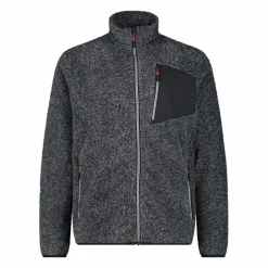 Mélange-HighLoft-Fleece für Herren mit hitzeversiegelter Tasche