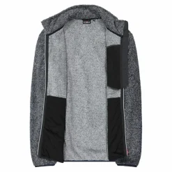 Mélange-HighLoft-Fleece für Herren mit hitzeversiegelter Tasche