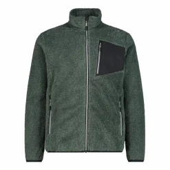 Mélange-HighLoft-Fleece für Herren mit hitzeversiegelter Tasche