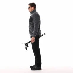 Mélange-HighLoft-Fleece für Herren mit hitzeversiegelter Tasche