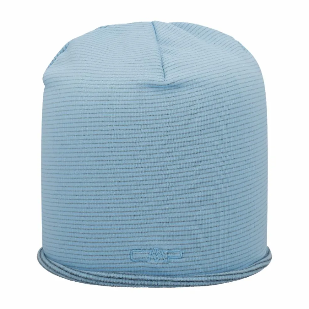 Mütze aus elastischem Fleece mit offenen Kanten