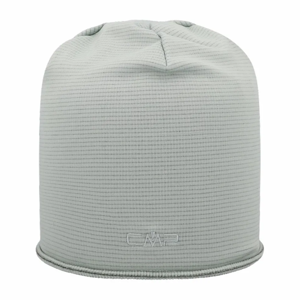 Mütze aus elastischem Fleece mit offenen Kanten