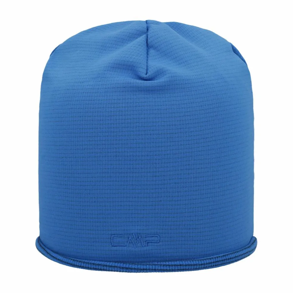 Mütze aus elastischem Fleece mit offenen Kanten