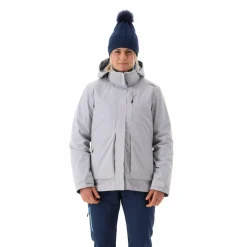 Multifunktionale Damenjacke mit abnehmbarer Innenschicht mit Kapuze