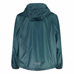 Regenjacke mit fest angebrachter Kapuze für Jungen