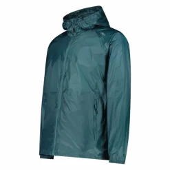 Regenjacke mit fest angebrachter Kapuze für Herren