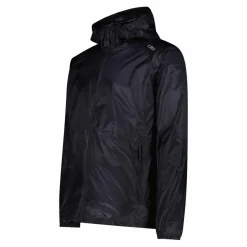 Regenjacke mit fest angebrachter Kapuze für Herren