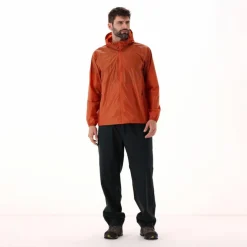 Regenjacke mit fest angebrachter Kapuze für Herren