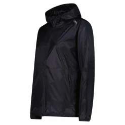 Regenjacke mit fest angebrachter Kapuze für Damen