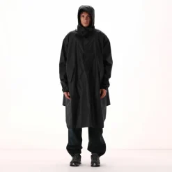 Regenponcho mit fest angebrachter Kapuze Unisex