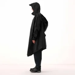 Regenponcho mit fest angebrachter Kapuze Unisex
