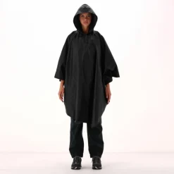 Regenponcho mit fest angebrachter Kapuze Unisex