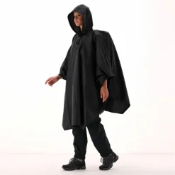 Regenponcho mit fest angebrachter Kapuze Unisex
