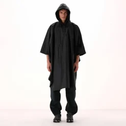 Regenponcho mit fest angebrachter Kapuze Unisex