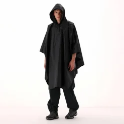 Regenponcho mit fest angebrachter Kapuze Unisex