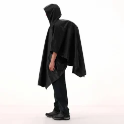 Regenponcho mit fest angebrachter Kapuze Unisex