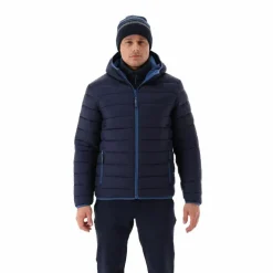 Reversible Herrenjacke mit feststehender Kapuze