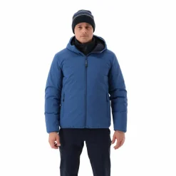 Reversible Herrenjacke mit feststehender Kapuze