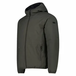 Reversible Herrenjacke mit feststehender Kapuze