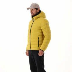 Reversible Herrenjacke mit feststehender Kapuze