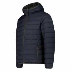 Reversible Herrenjacke mit feststehender Kapuze