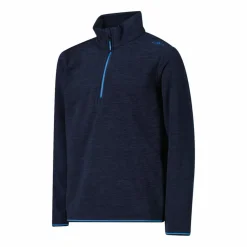 Second-Layer-Jungen-Rollkragenpullover in Mélange-Optik