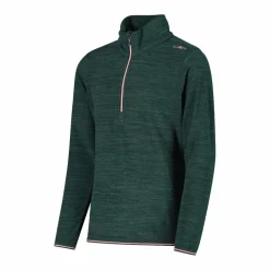 Second-Layer-Mädchen-Rollkragenpullover in Mélange-Optik