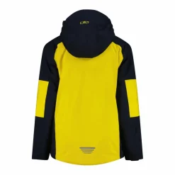 Skijacke aus Twill für Jungen mit Kapuze