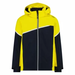 Skijacke für Jungen aus Twill