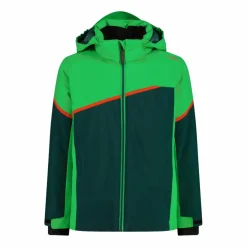 Skijacke für Jungen aus Twill