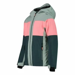 Skijacke für Mädchen mit Kapuze