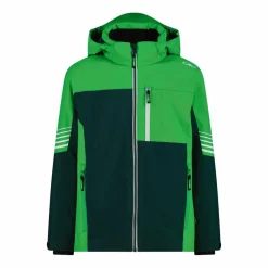 Skijacke mit abnehmbarer Kapuze für Jungen